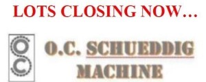 OC Schueddig Machine, Inc. OnLine Auction