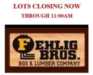 Fehlig Bros. Box and Lumber Co. Online Auction Day 1