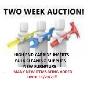 Industrial Supply #355 Online Auction