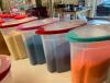 (8) ASSORTED RUBBERMAID CONTAINERS OF COLORED SPRINKLES - 2