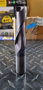 (1) SOLID CARBIDE EXTRA LONG SQUARE FINISHING END MILL