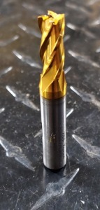 (2) 3 FLUTE SOLID CARBIDE DRILL