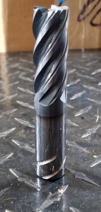 (2) SQUARE FINISHING 5 FLUTE END MILL