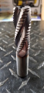 (1) HSSCO8 4 FLUTE ROUGHING SQ. END MILL