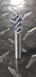 (3) SOLID CARBIDE SQ. END MILLS