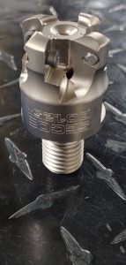 (1) M12 MODULAR , INDEXABLE HIGH-FEED END MILL