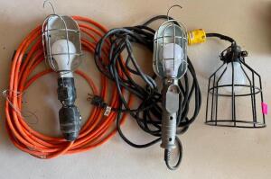 ASSORTED WORK LIGHTS AS SHOWN