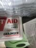 DESCRIPTION: (3) FIRST AID KIT BRAND/MODEL: GRAINGER #480F95 RETAIL$: $22.89 EA SIZE: 5 PERSON KIT QTY: 3 - 3