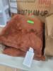 DESCRIPTION: (2) PLUS DECORATIVE THROW PILLOW BRAND/MODEL: BETTER HOMES AND GARDENS INFORMATION: BROWN RETAIL$: $20.99 EA SIZE: 20X20 QTY: 2 - 3