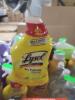 DESCRIPTION: (6) ALL PURPOSE CLEANER AND DISINFECTANT BRAND/MODEL: LYSOL INFORMATION: LEMON SCENT RETAIL$: $5.00 EA SIZE: 32 OZ QTY: 6 - 3