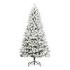 DESCRIPTION: (1) PRE-LIT FLOCKED FRISCO PINE CHRISTMAS TREE BRAND/MODEL: HOLIDAY TIME #253T19002 RETAIL$: $70.00 SIZE: 6.5' QTY: 1