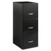 DESCRIPTION: (1) FILING CABINET BRAND/MODEL: THE ORGANIZER INFORMATION: BLACK RETAIL$: $60.00 SIZE: 20.00 x 16.25 x 29.10 QTY: 1