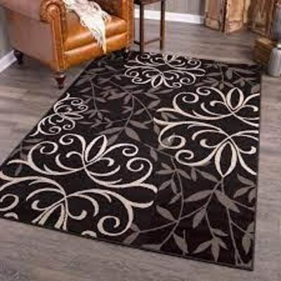 DESCRIPTION: (1) AREA RUG OR RUNNER BRAND/MODEL: BETTER HOMES AND GARDENS INFORMATION: FLEUR CHOCO CREAM RETAIL$: $61.47 SIZE: 20X34 QTY: 1