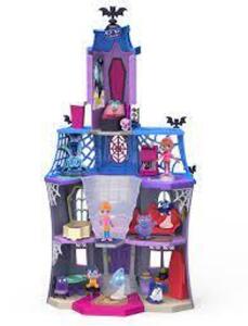 DESCRIPTION: (1) PLAYSET BRAND/MODEL: DISNEY JUNIOR VAMPIRINA SCARE RETAIL$: $67.20 SIZE: 22.50 x 7.50 x 15.00 QTY: 1