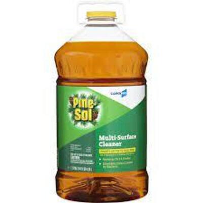 DESCRIPTION: (1) MULTI SURFACE CLEANER BRAND/MODEL: PINE SOL INFORMATION: PINE SCENT RETAIL$: $11.78 SIZE: 1 GALLON QTY: 1