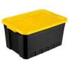 DESCRIPTION: (6) STACKER TOTE BRAND/MODEL: STERILITE INFORMATION: YELLOW RETAIL$: $11.98 EA SIZE: 19 GALLON QTY: 6