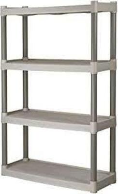 DESCRIPTION: (1) UTILITY SHELVING BRAND/MODEL: PLANO MOLDING INFORMATION: GREY RETAIL$: $138.00 SIZE: 12X54X30 QTY: 1