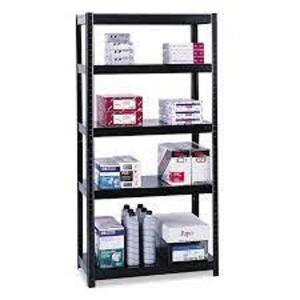 DESCRIPTION: (1) STORAGE SHELF BRAND/MODEL: SAFCO #SW664818BA INFORMATION: BLACK RETAIL$: $218.00 SIZE: 18X48X72 QTY: 1