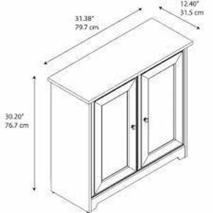 DESCRIPTION: (1) 2 DOOR LOW STORAGE CABINET BRAND/MODEL: BUSH RETAIL$: $362.50 SIZE: 29X23X29 QTY: 1