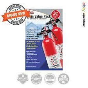 DESCRIPTION: (2) FIRE EXTINGUISHER BRAND/MODEL: KIDDE #1A10BC INFORMATION: RED RETAIL$: $29.98 TOAL SIZE: 2.5 LB QTY: 2