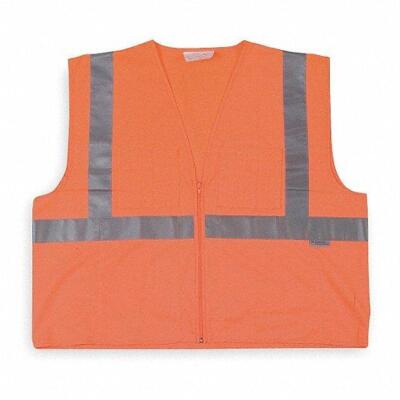 DESCRIPTION: (5) HIGH VISIBILITY VEST BRAND/MODEL: CONDOR #1YAG9 INFORMATION: ORANGE RETAIL$: $13.01 EA SIZE: SIZE 4XL QTY: 5