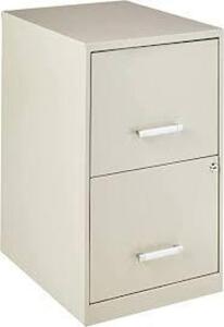 DESCRIPTION: (1) FILE CABINET BRAND/MODEL: SPACE SOLUTIONS #14340 INFORMATION: PUTTY RETAIL$: $71 SIZE: 24X14X18 QTY: 1