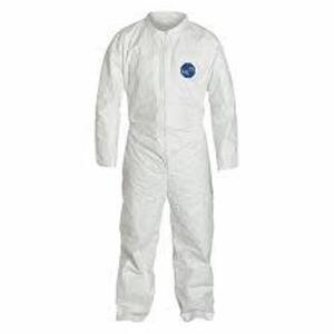 DESCRIPTION: (25) DISPOSABLE COVERALLS BRAND/MODEL: DUPONT #2AH38 INFORMATION: WHITE RETAIL$: $230.06 TOTAL SIZE: SIZE L QTY: 25