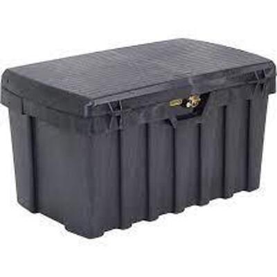 DESCRIPTION: (1) PORTABLE TOOL BOX BRAND/MODEL: CONTICO #3725 INFORMATION: BLACK RETAIL$: $95.77 SIZE: 53 GALLON QTY: 1