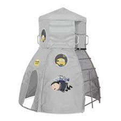 DESCRIPTION: (1) LARGE METAL CLIMBING DOME BRAND/MODEL: PLUM PLAY #22115 INFORMATION: GRAY RETAIL$: $40.00 SIZE: 50.00 x 50.00 x 98.00 QTY: 1