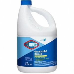 DESCRIPTION: (3) GERMICIDAL BLEACH BRAND/MODEL: CLOROX #41G893 INFORMATION: UNSCENTED RETAIL$: $32.25 TOTAL SIZE: 121 OZ QTY: 3