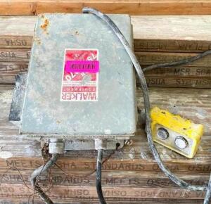 ELECTRICAL CONTROL BOX WITH REMOTE SWITCH