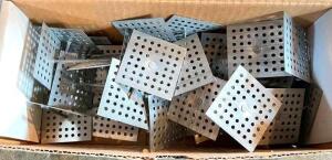 (3) BOX OF PLATED FASTENERS