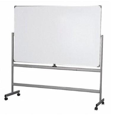 DESCRIPTION: (1) STEEL DRY ERASE BOARD BRAND/MODEL: GRAINGER/44ZC25 INFORMATION: GLOSS-FINISHED/PORTABLE RETAIL$: 560.5 SIZE: 35-7/16"H X 47"W QTY: 1