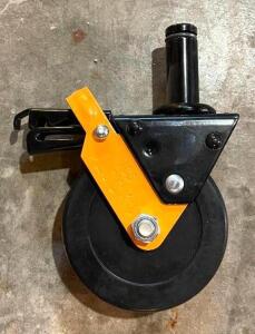 (5) CASTERS WITH LOCKING BRAKES