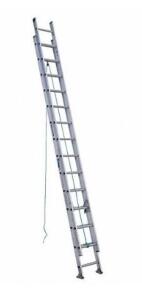 DESCRIPTION: (1) EXTENSION LADDER BRAND/MODEL: WERNER/D1228-2 INFORMATION: ALUMINUM/LOAD CAPACITY: 225 LBS RETAIL$: 496.86 SIZE: 28' X 17-1/2"W QTY: 1