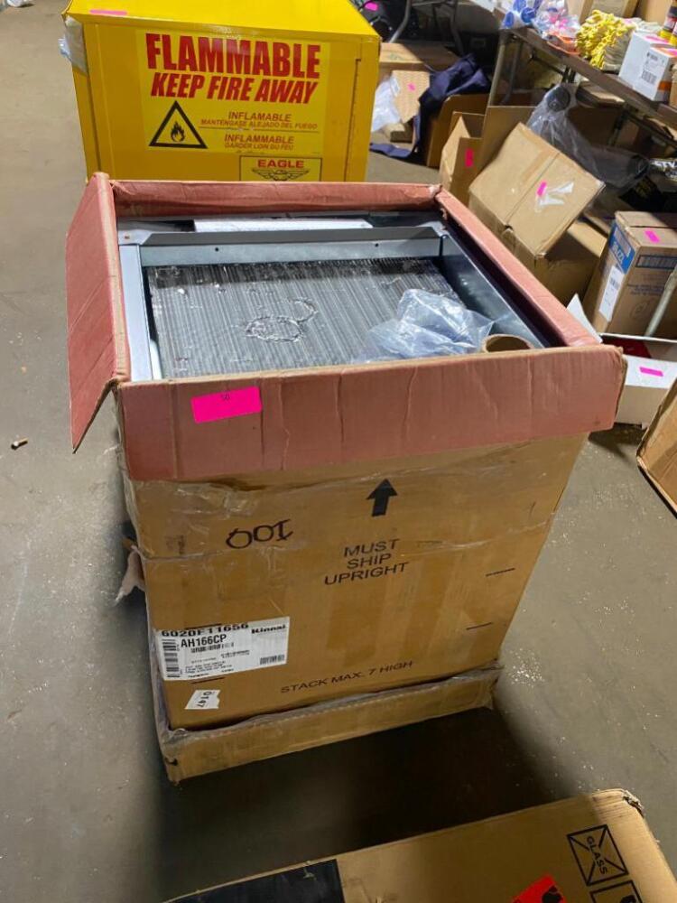 DESCRIPTION (1) HYDRONIC AIR HANDLER BRAND/MODEL RINNAI/AH166CP
