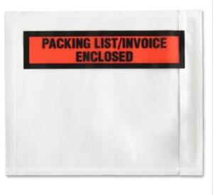 DESCRIPTION: (5) PACKS OF (1000) PRE-LABELED PACKING ENVELOPES BRAND/MODEL: SPARCO/41926 INFORMATION: WHITE & CLEAR/WATERPROOF RETAIL$: 75.51 PER PK O