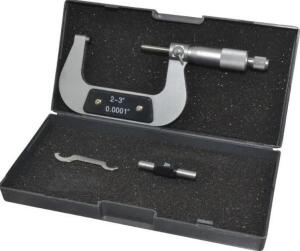 DESCRIPTION: (1) MECHANICAL OUTSIDE MICROMETER BRAND/MODEL: MSC/601-0113 INFORMATION: CHROME-PLATED/RATCHET STOP RETAIL$: 56.76 SIZE: 2-3"MEASUREMENT