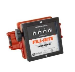 DESCRIPTION: (1) MECHANICAL FLOW METER BRAND/MODEL: FILL-RITE/901CL1.5 INFORMATION: 4-DIGITS/RED/FLOW RATE: 6-40 GPM RETAIL$: 334 SIZE: 1.5"OUTLET SIZ