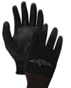 DESCRIPTION: (3) PACKS OF (12) POLYESTER GLOVES BRAND/MODEL: MAGID/BP1699 INFORMATION: BLACK RETAIL$: 36.00 PER PK OF 12 SIZE: GLOVE SIZE: 9 QTY: 3