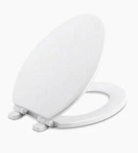 DESCRIPTION: (3) ELONGATED TOILET SEAT BRAND/MODEL: KOHLER/20454-0 INFORMATION: WHITE/QUIET-CLOSE RETAIL$: 42.98 EACH SIZE: 14.18"W X 18.62"L QTY: 3