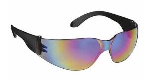 DESCRIPTION: (2) PACKS OF (12) SAFETY GLASSES BRAND/MODEL: RADIANS/MR01R0ID INFORMATION: RAINBOW MIRROR/FRAMELESS RETAIL$: 23.99 PER PK OF 12 SIZE: ME