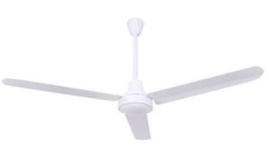 DESCRIPTION: (1) CEILING FAN BRAND/MODEL: CANARM/CP56D11PN INFORMATION: WHITE/5-SPEED/8,449 CFM RETAIL$: 144.99 SIZE: 56"DIA X 16"ROD LENGTH QTY: 1