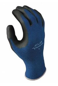 DESCRIPTION: (4) PACKS OF (6) COATED GLOVES BRAND/MODEL: SHOWA/380S-06-V INFORMATION: BLACK & BLUE/FOAM RETAIL$: 27.36 PER PK OF 6 SIZE: SMALL QTY: 4