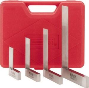 DESCRIPTION: (1) SQUARE SET BRAND/MODEL: SPI/13-634-1 INFORMATION: RED CASE/4-PIECES RETAIL$: 77.49 SIZE: 2,3,4,6"BLADE LENGTH X 2,2-1/2,3, 4" BASE LE