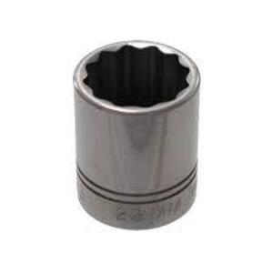 DESCRIPTION: (1) BAG OF APPROX (20) STANDARD SOCKETS BRAND/MODEL: PARAMOUNT #85435386 RETAIL$: $13.00 EA (PER SOCKET ) SIZE: 1/2" DRIVE 23MM 12 POINT