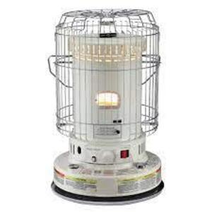 DESCRIPTION: (1) KEROSENE HEATER BRAND/MODEL: DURAHEAT INFORMATION: WHITE RETAIL$: $150.00 SIZE: 23,800 BTU QTY: 1