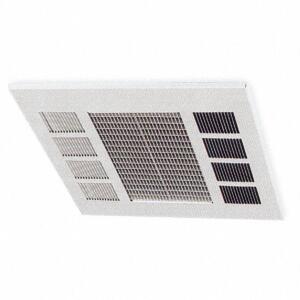 DESCRIPTION: (1) FAN FORCED ELECTRIC CEILING PANEL HEATER BRAND/MODEL: DAYTON #2YU39 RETAIL$: $882.20 SIZE: 1 OR 3 PHASE QTY: 1