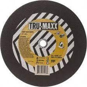 DESCRIPTION: (10) CUT OFF WHEEL BRAND/MODEL: TRU-MAXX #71179014 INFORMATION: 36 GRIT RETAIL$: $9.45 EA SIZE: 14X3/32 1" HOLE QTY: 10