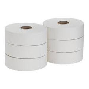 DESCRIPTION: (1) CASE OF (6) ROLLS OF JUMBO TOILET PAPER BRAND/MODEL: PACIFIC BLUE #13102 RETAIL$: $80.00 SIZE: 2000 FT A ROLL QTY: 1